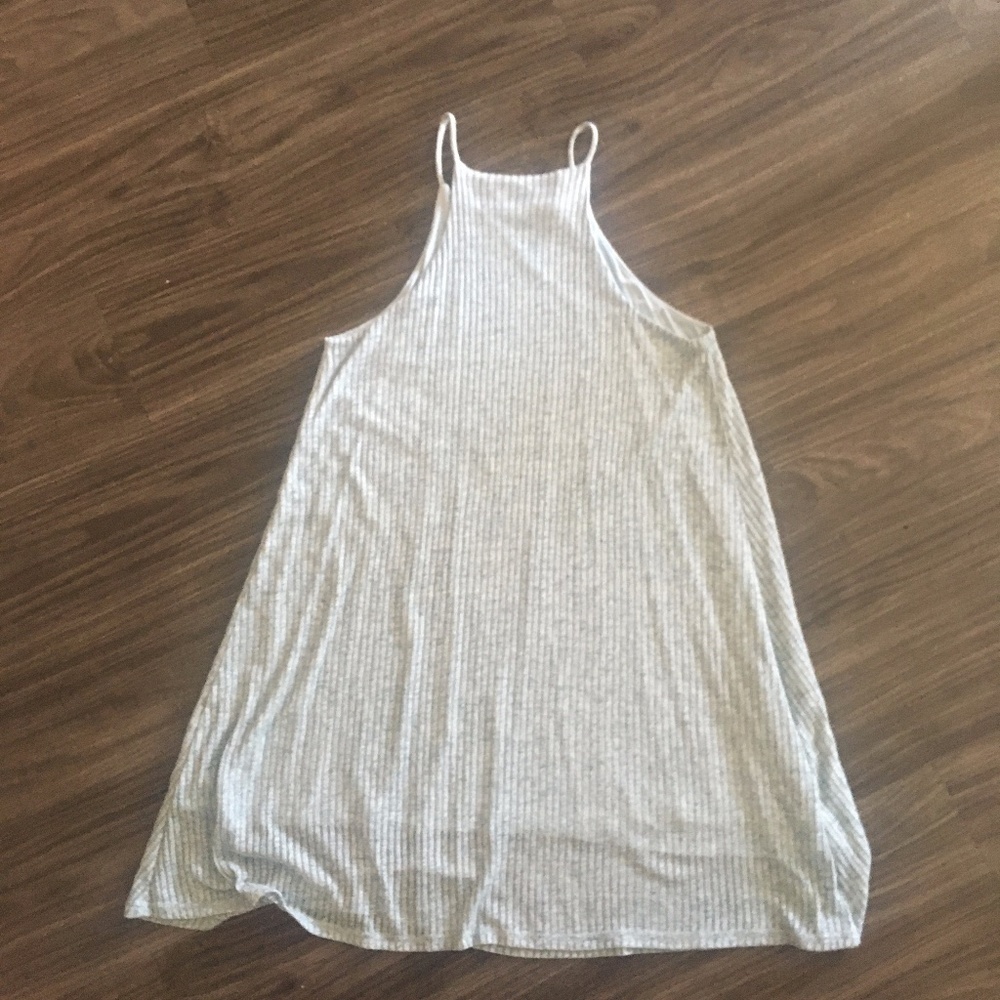 Lazy Sundays Light Blue Halter Mini Dress - Picture 4 of 6